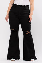 Load image into Gallery viewer, High Rise Black Super Flare Jeans
