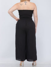 Load image into Gallery viewer, Smocked Tube Strapless Jumpsuit
