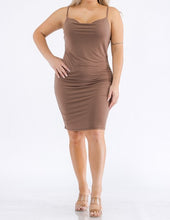 Load image into Gallery viewer, Cowl Neck Bodycon Dress
