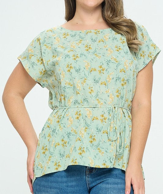 Relax Fit High Low Hem Top