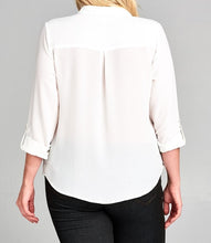 Load image into Gallery viewer, Solid Long Sleeve Blouse
